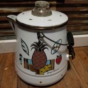 Georges Briard Ambrosia enamel coffee pot